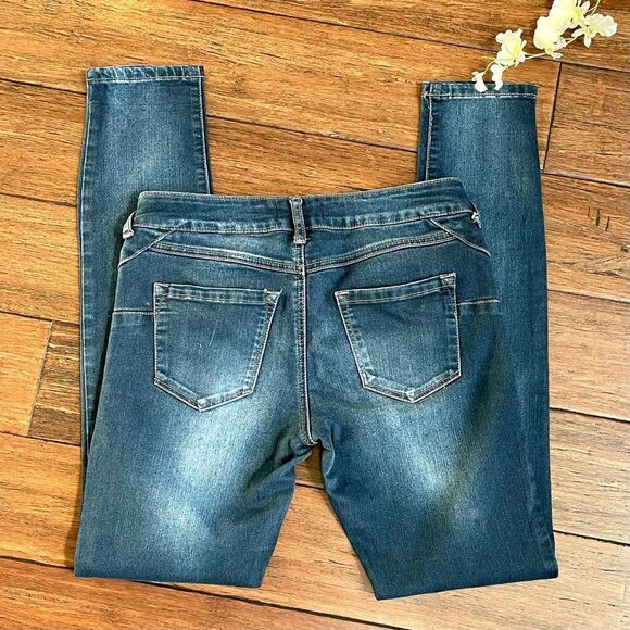 Kenneth Cole New York Skinny Jeans Ankle Length Dark Wash - Picture 2 of 8